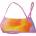Speedo Бански горнище womens allover digital cross back