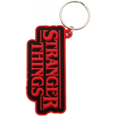 Přívěsek na klíče gumová Stranger Things logo – Zboží Mobilmania