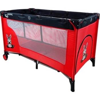 COSING - Преносима бебешка кошара с регулируемо положение ADAM Zebra Red (CI0021)