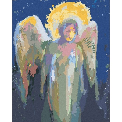 zuty Vianočný anjel II 40 x 50 cm bez rámu a bez vypnutia plátna 8596530051367