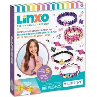 Kensho Make It Real: Комплект за направата на гривни LinXo - Попзвезда стил (MIR6113)