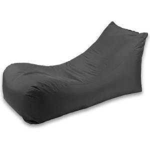 Pufrelax Пуф лежанка Looloop, 500л. , Тъмно сив, Перящ се калъф, За открито, Пълнеж с микс от мемори пяна и дунапрен (PUF-M-LL-TEX-MGRE)