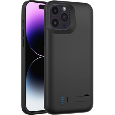 Techsuit Power Pro Battery Case 6000mAh - кейс с вградена батерия за iPhone 14 Pro Max (черен)
