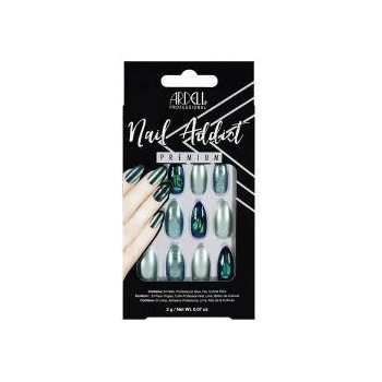 Ardell Изкуствени нокти Ardell Nail Addict Green Glitter Chrome (24 pcs)