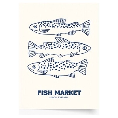 Plagát Fish Market 70x100 - 78120