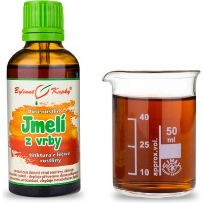 Bylinné kapky tinktura Jmelí z vrby 50 ml