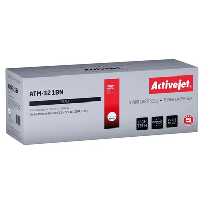 Compatible Тонер Activejet ATM-321BN (заместител за Konica Minolta TN321K, Supreme, 27 000 страници, черен) (ATM-321BN)