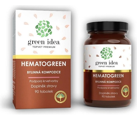 Green idea Hematogreen 90 kapsúl