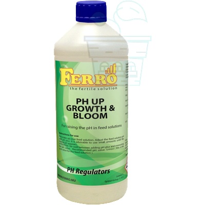FERRO pH UP GROWTH AND BLOOM 1л. - регулатор за повишаване на киселинността (11116)