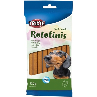 TRIXIE Rotolinis with Chicken - Лакомство за кучета под формата на солети с пилешко месо, х 12бр/120гр