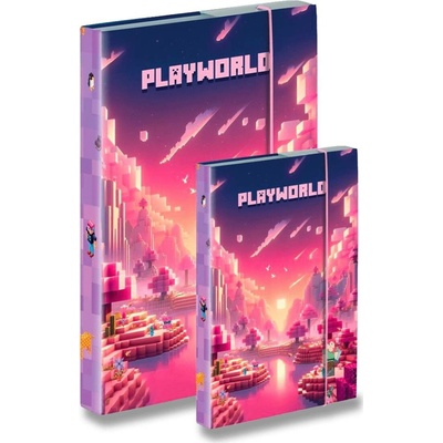 oxybag Playworld Girl box na sešity formát A4 + A5 0 056E26