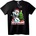 NOONEBRAND Коледна тениска Олаф - 7XL, Black