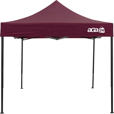 Aga Prodejní stánek bez bočnic 3 x 3 m tmavě červený STK22241
