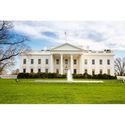 DIMEX ART Флизелинов фототапет белият дом 375 x 250 см