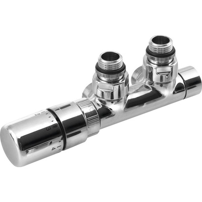 SAPHO - Термокомплект за централно присъединяване TWIN ляв/лъскав хром (SH0645)