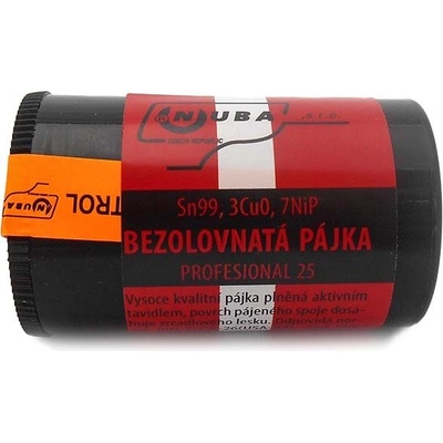 Pájecí cín Sn99, 3Cu0, 7NiP, pr.1,5mm - 25g