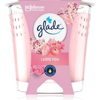 Glade I Love You ароматна свещ 112 гр
