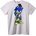 NOONEBRAND Тениска Sonic селфи - 5XL, Black