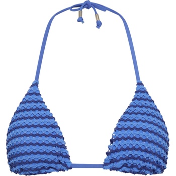 Seafolly Дамско бикини горнище Seafolly Women's Mesh Effect Slide Tri Bikini top - Sapphire - размер 36 (EU) (150-4261-0813)