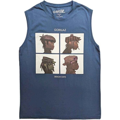 Gorillaz Demon Days Denim Blue XL Риза (GORTANK03MD04)