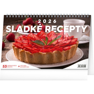 NOTIQUE Stolový Sladké recepty 23,1 x 14,5 cm 2026