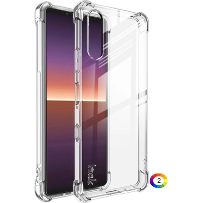 Sony Xperia 10 III Удароустойчив IMAK Силиконов Калъф и Протектор