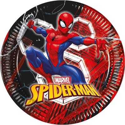 Procos Papierové taniere Spiderman World of Web 26 cm