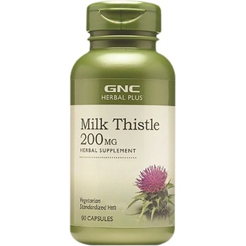 Image 1 of GNC Milk Thistle 200 mg [90 капсули]