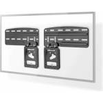 Nedis Fixed TV wall mount - 43-85 - maximum supported screen weight: 60 kg - minimum wall distance: 7.50 mm - steel - black - TVWM5065BK