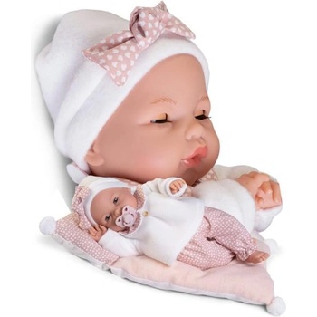 Antonio Juan 14363 BIMBA - мигаща кукла със звуци и меко текстилно тяло - 37 см