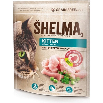 SHELMA Kitten Rich in turkey 750 g