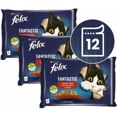 Felix Fantastic králik jahňacie v želé 12 x 85 g