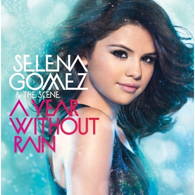 Selena Gomez - A Year Without Rain (Limited Edition) (Transparent Ice Blue/Black Splatter Coloured) (LP) (0050087445379)