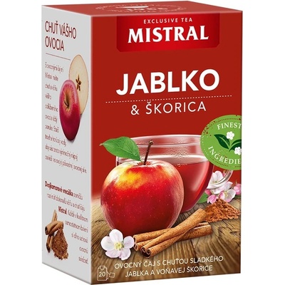 Mistral Jablko a skořice 20 porcí 40 g