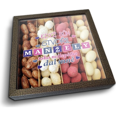Sablio Mandle v čokoládě Když Bůh stvořil manžely 4 x 80 g
