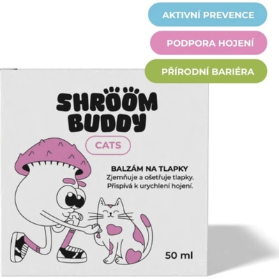 Shroom Buddy Cats balzám na tlapky 50 ml – Zboží Mobilmania