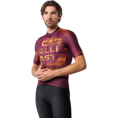 Castelli Stratus Logo Červená pánský