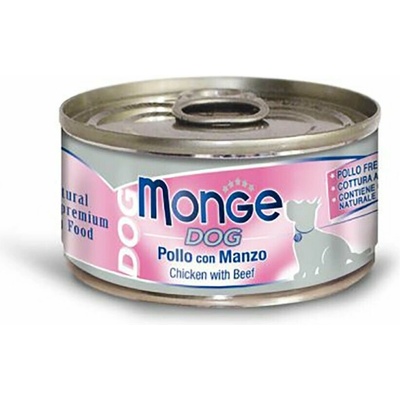 Monge Adult Dog Natural kuracie mäso s hovädzím 95 g