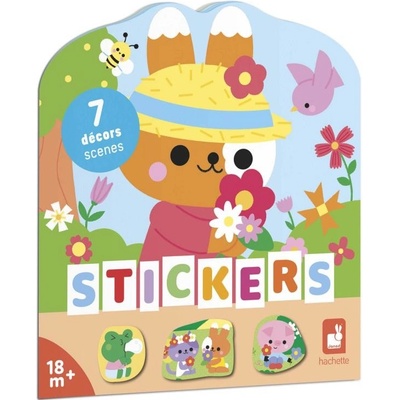 Janod Stickers samolepky pre deti vidiek 7 predlôh