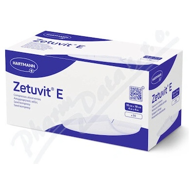 Hartmann Zetuvit E savé kompresy 10 × 10 cm 50 ks