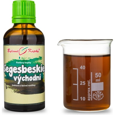 Segesbeskie TCM pavlovy bylinné kvapky tinktúra 50 ml