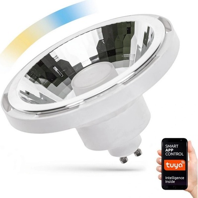Wojnarowscy LED Stmívatelná žárovka AR111 GU10/10W/230V 3000-6500K Wi-Fi Tuya bílá 30° WJ0318