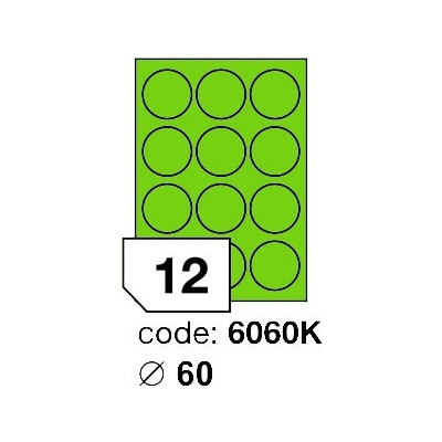 Rayfilm 60 mm 300 archů, fluo zelená, R0130.6060KD