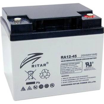 Ritar Power Акумулаторна батерия Ritar Power RA12-45, 12V, 45Ah, AGM, F4(M5)/F11(M6) конектори (RA12-45)