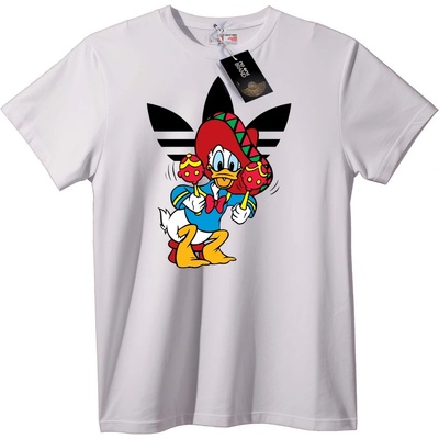 NOONEBRAND Тениска Donald Duck в Сомбреро - 6XL, Black