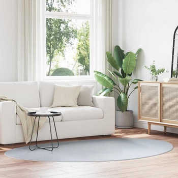 vidaXL Килим HUARTE Сив 160 x 230 cm Полиестер (4103688)