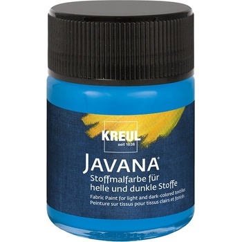 Farba na svetlý a tmavý textil JAVANA 50 ml modrá