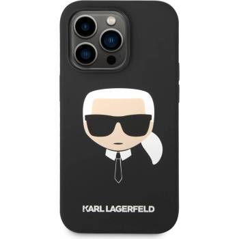 KARL LAGERFELD Гръб Karl Lagerfeld MagSafe Compatible Case Liquid Silicone, Karl Head за iPhone 14 Pro Max - Черен (3666339078027)