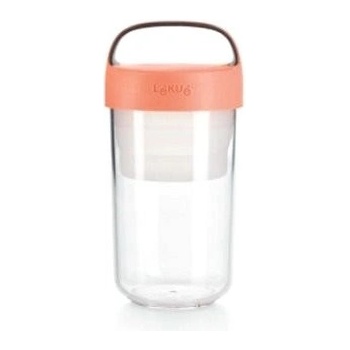 Lékué svačinový box Jar To Go 600 ml lososový