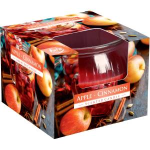 BISPOL Ароматна свещ Bispol Aura - Apple-Cinnamon, 80 g (sn69-87)